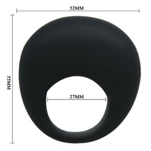 Trap Vibrator Ring Black