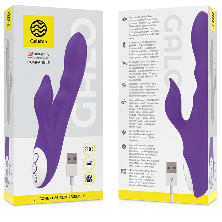Galo Vibrador Lila Compatible Con Watchme Wireless Technology