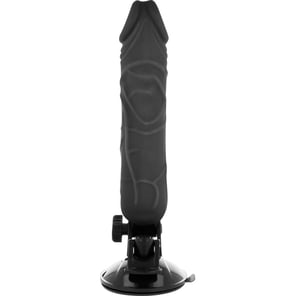 Vibrador Realístico Control Remoto Negro 20 CM -o- 4 CM