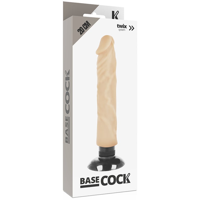 Vibrador Realístico 2-1 Natural 20 CM -o- 4 CM