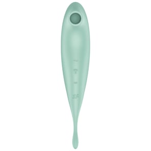 Satisfyer - Twirling Pro+ Air Pulse Stimulator & Vibrator App Green