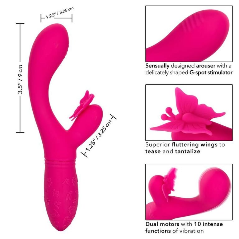 Calexotics - Butterfly Kiss Flutter Pink