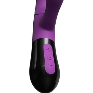 Vibrador Rabbit Adrien Lastic Ares 2.0 Violeta - Estimulador Clitorial y Punto G Recargable