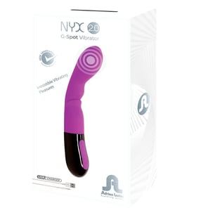 Vibrador Punto G Adrien Lastic Nyx 2.0 Violeta Recargable Silencioso
