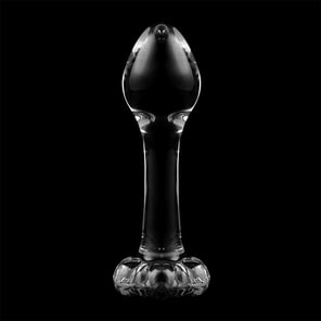 Modelo 2 Plug Cristal Transparente 11 CM -o- 3.5 CM