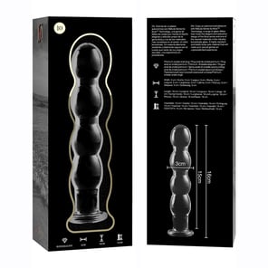Modelo 10 Dildo Cristal Transparente 16.5 CM -o- 3.5 CM