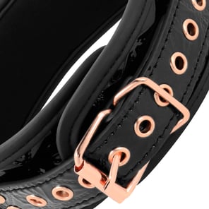 Begme - Black Edition Collar With Nipple Clamps With Neoprene Lining