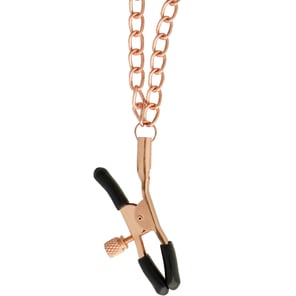 Begme - Black Edition Collar With Nipple Clamps With Neoprene Lining