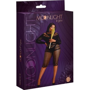 Vestido Negro Talla Única Plus Size para Mujer Elegante y Cómodo Modelo 3