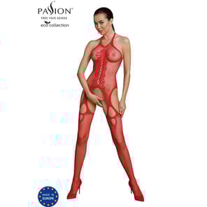 Eco Collection Bodystocking Eco Bs013 Rojo