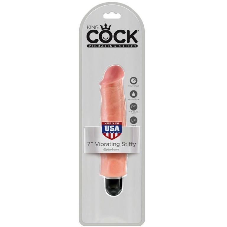 King Cock - Vibrador Realístico Stiffy 17.8 CM Natural