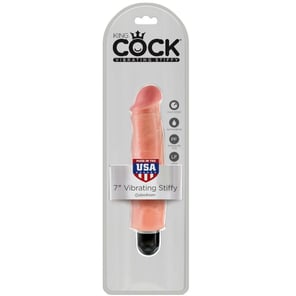 King Cock - Vibrador Realístico Stiffy 17.8 CM Natural