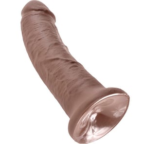King Cock - 8 Dildo Brown 20.3 CM