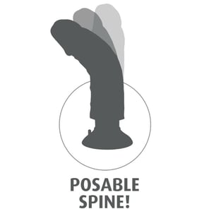 King Cock - 15.24 CM Vibrating Cock Flesh