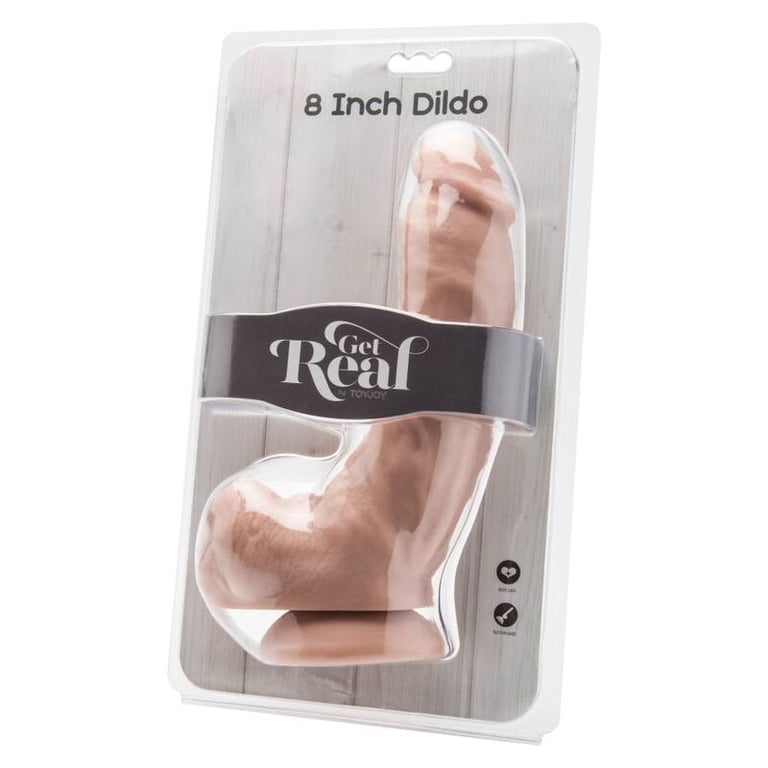Dildo 20,5 CM With Balls Skin