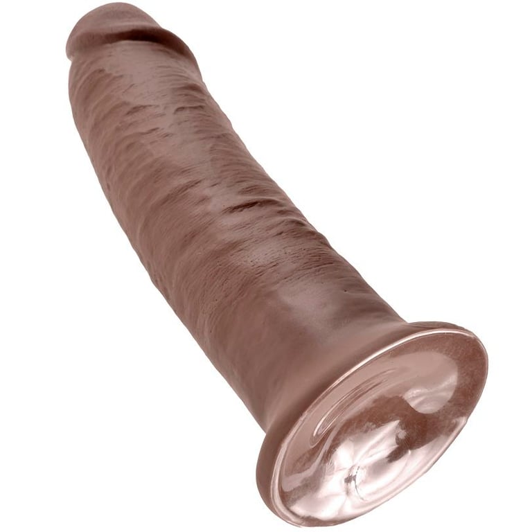King Cock - 10 Dildo Brown 25.4 CM