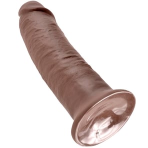 King Cock - 10 Dildo Brown 25.4 CM