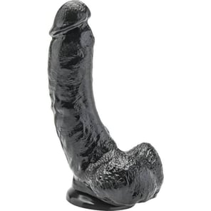 Dildo 20,5 CM With Balls Black