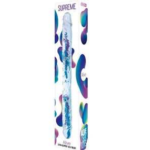 Supreme Pene Realistico Doble Transparente 38.5 CM