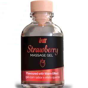 Massage & Oral Sex - Gel De Masaje Sabor A Fresa Efecto Calor