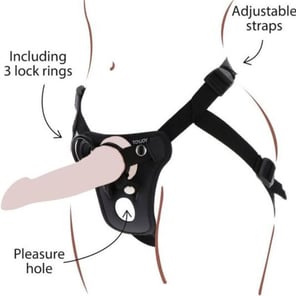 Strap-on Pleasure Harness Black