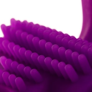 Anillo Vibrador Violeta Adrien Lastic Bullet Lastic Ring para Parejas Potente Estimulación y Placer