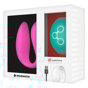 Vibrador Dual Technology Watchme Fucsia / Agua Marina