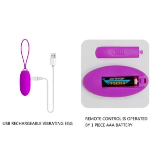 Joanna Vibrating Egg Remote Control 12 Modes