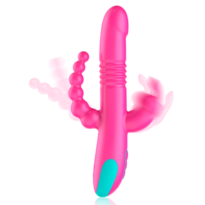 Donald Triple Estimulación: Anal, Punto G & Clítoris Compatible Con Watchme Wireless Technology