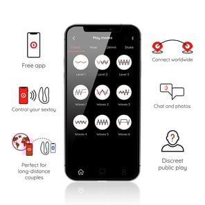 Lisboa Estimulador Punto G & Clítoris Rosa - App Gratuita Rosa
