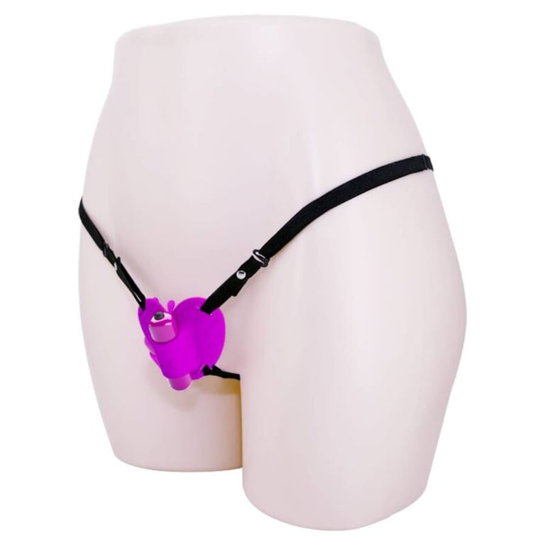 Masajeador De Clítoris Heartbeat 10 Modos De Vibración Morado