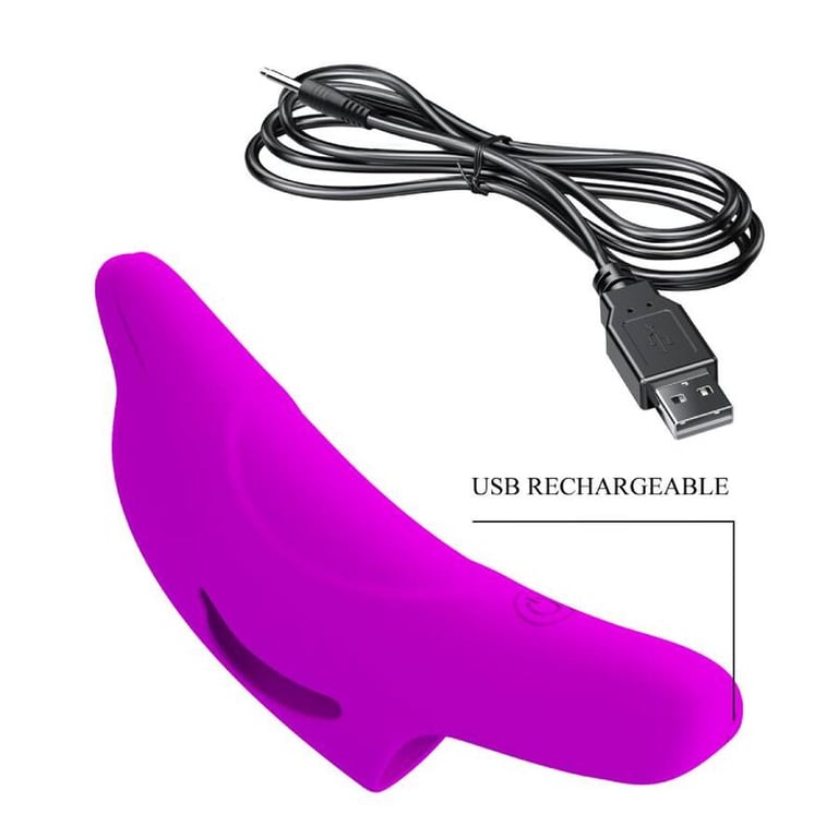 Delphini Powerful Purple Finger Stimulator