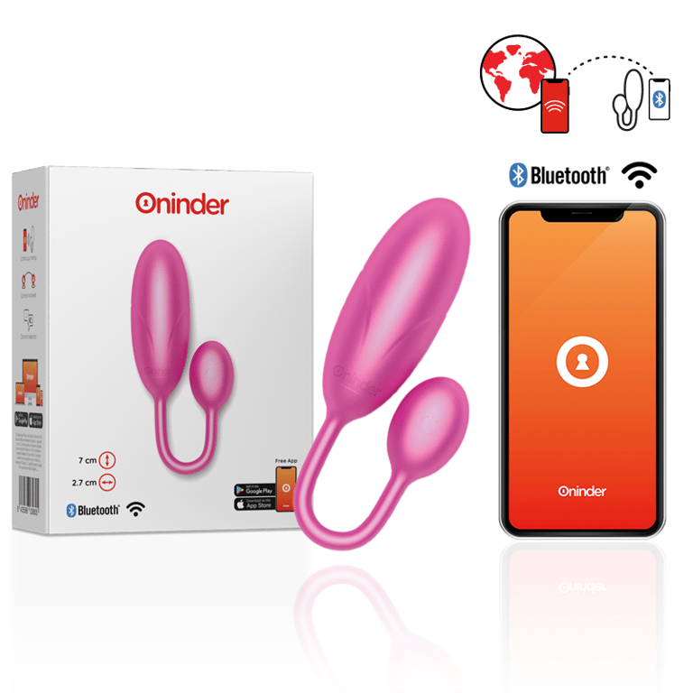 Denver Huevo Vibrador Rosa 7 X 2.7 CM - App Gratuita