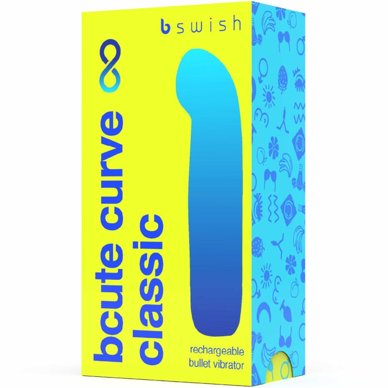Bcute Curve Infinite Classic Vibrador Recargable Silicona Amarillo