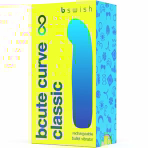 Bcute Curve Infinite Classic Vibrador Recargable Silicona Amarillo