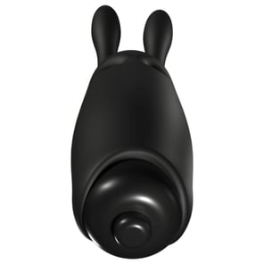Vibrador de Bolsillo Adrien Lastic Pocket Conejo Negro Discreto, Potente y Recargable