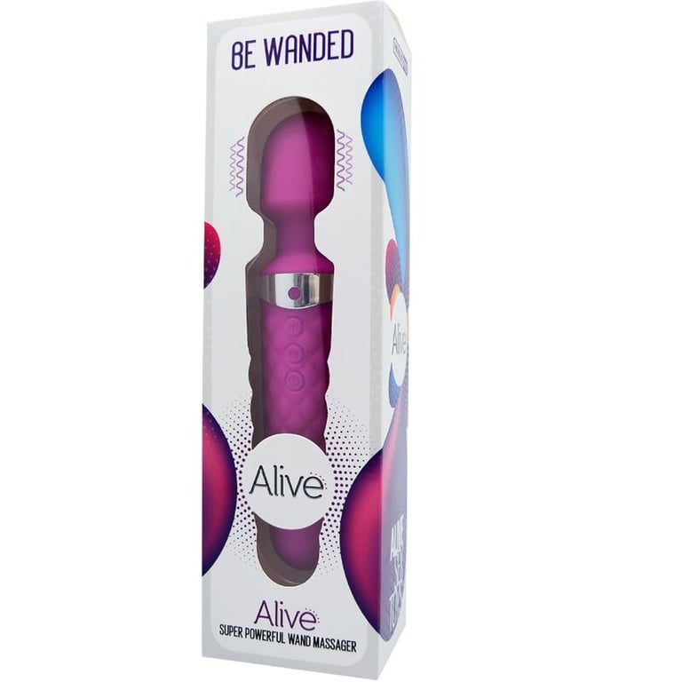 Masajeador Vibrador Violeta Be Wanded Recargable para Relajación y Placer