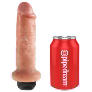 King Cock - Dildo Squirting 17.8 CM Natural