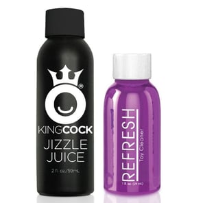 King Cock - Dildo Squirting 17.8 CM Natural