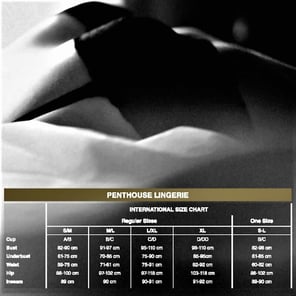 Penthouse - Classified Tanga Negro L/XL