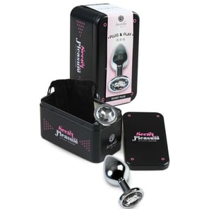 Secretplay - Plug Anal Transparent Aluminum 8 CM