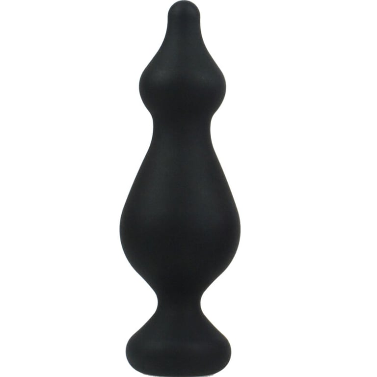 Plug Anal Grande de Silicona Negra Adrien Lastic Amuse - Talla L, Juguete Erótico Unisex