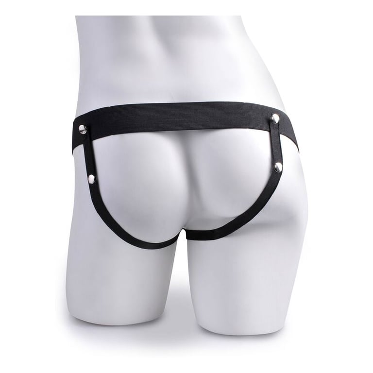 Fetish Fantasy Series - Arnés Ajustable Pene Realístico Con Testículos Squirting 19 CM