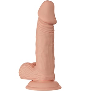 Beautiful Encounter Zebulon Flexible Realistic Dildo 19.4 CM Natural