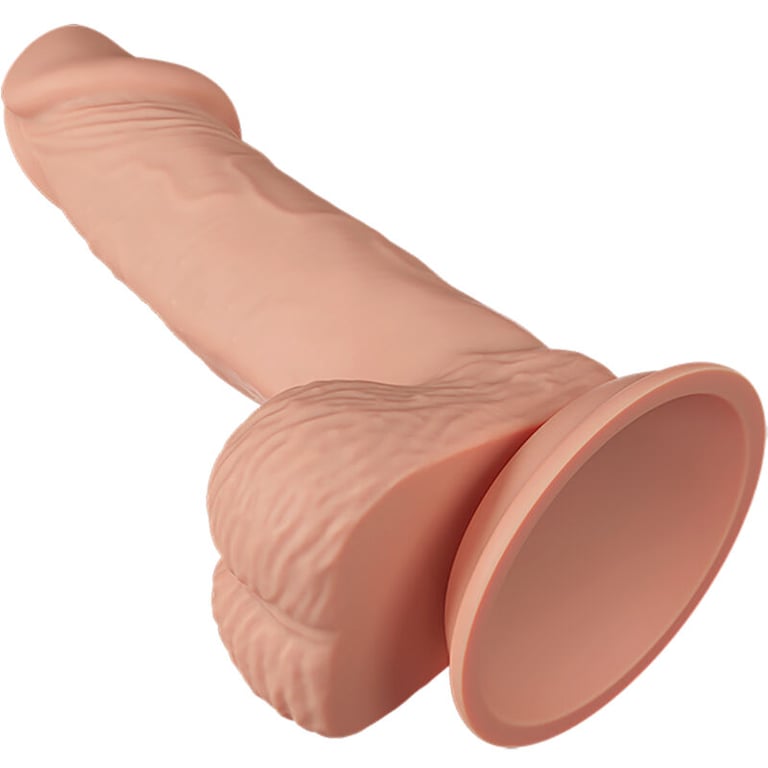 Beautiful Encounter Zebulon Flexible Realistic Dildo 19.4 CM Natural