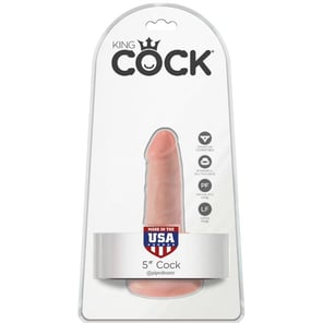 King Cock - Dildo With Balls 14 CM Flesh
