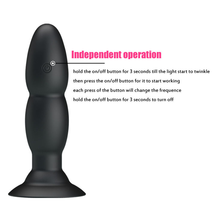 Plug Vibrator And Rotation By Remote Control