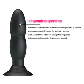 Plug Vibrator And Rotation By Remote Control