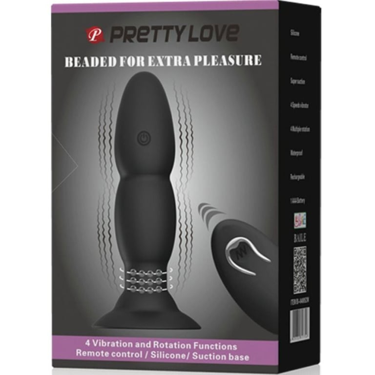 Plug Vibrator And Rotation By Remote Control
