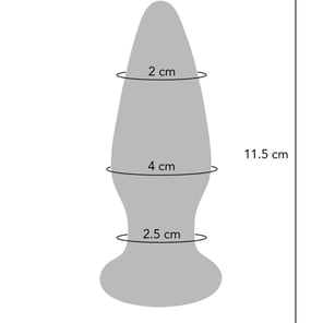 The Shining Vibrating Glas Buttplug